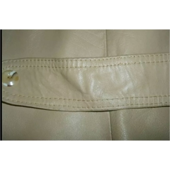 Vintage 70's Kirks Suede Leather Jacket  Camel Trench Coat Retro ALT Spy egirl - Picture 13 of 16